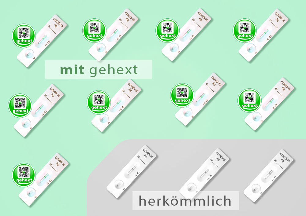 GEHEXT Vorteile für Corona-Testzentren